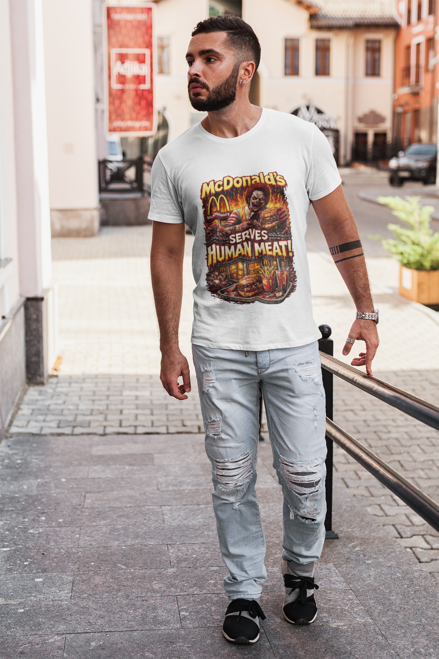 Mcdonalds Serves Human Meat T-Shirt
