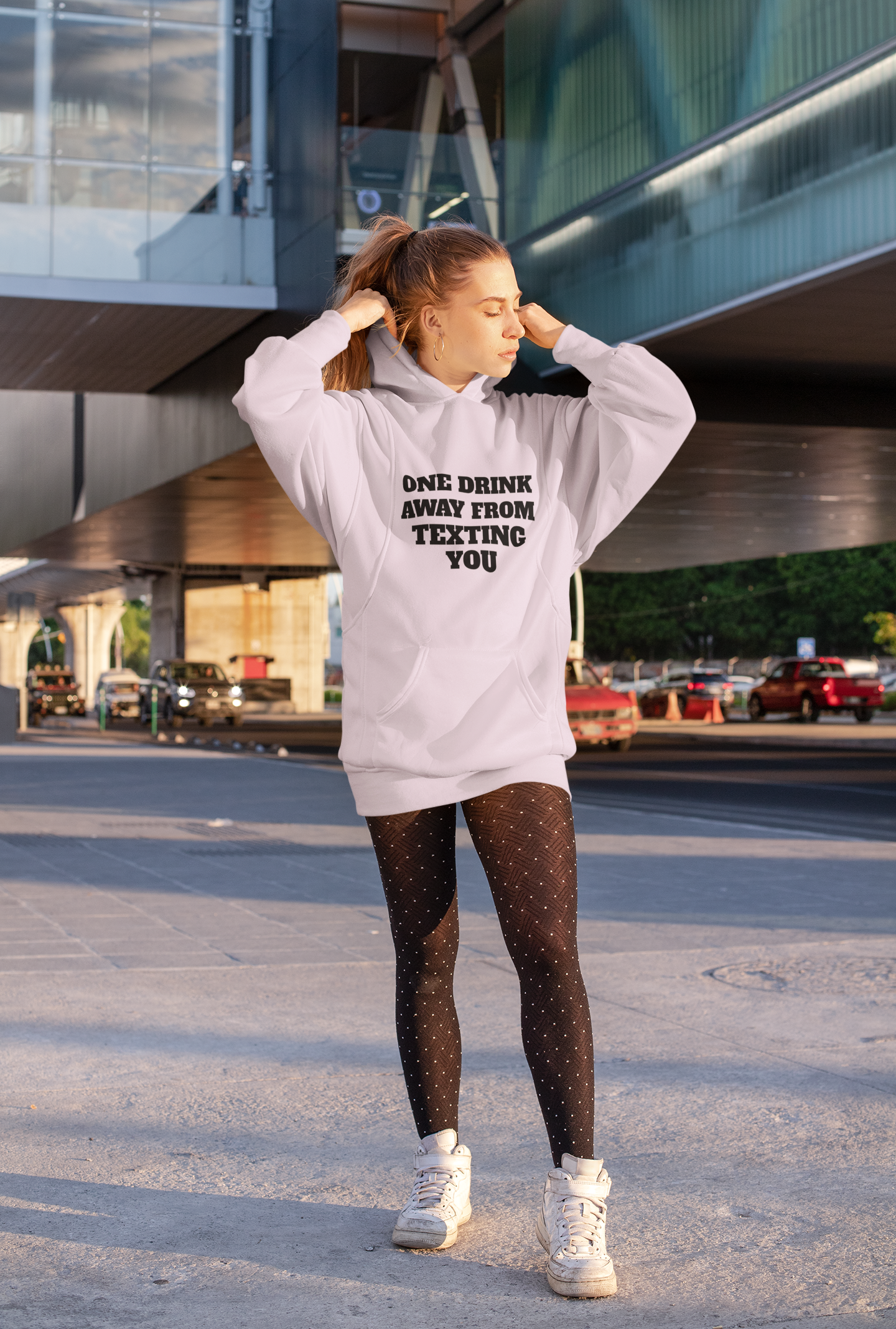 One Drink Away From Texting You Hoodie